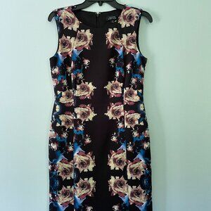 TAHARI Arthur S. Levine Size 6 Floral Dress
